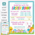 Easter Bunny brunch invitation